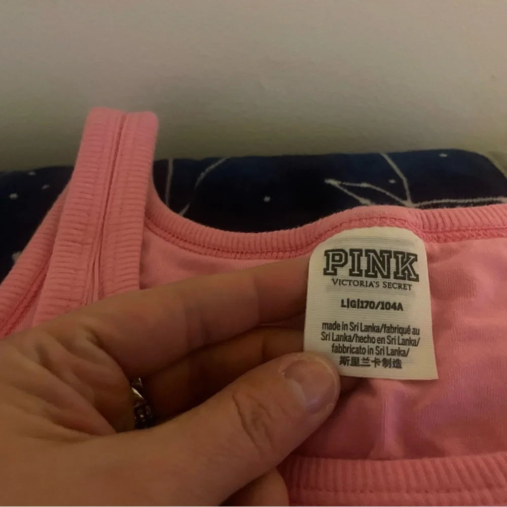 PINK Victoria's Secret 2 Tank Top bralettes - Picture 2 of 2